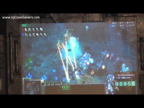 Inside the GSL Studio during HuK vs NaDa