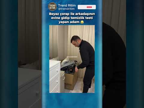 Arkadaşının Evine Gidip Beyaz Çorap Testi Yapan Adam 🤣😆