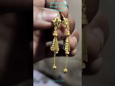 gold earrings designs