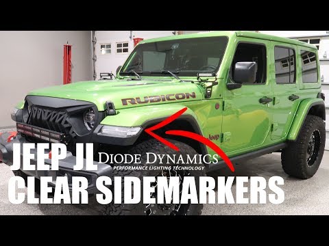 Jeep JL Clear LED Side Marker Install - Diode Dynamics