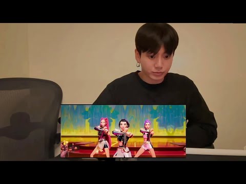 BTS Jungkook Reacting To K-pop Demon Hunters "Golden"