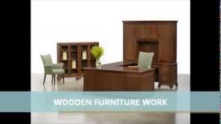 preview picture of video 'Wooden Furniture Work, Wooden Furniture Work in Dwarka'