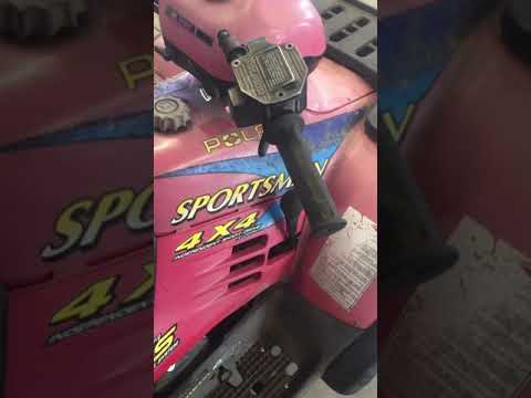 Polaris Sportsman 500 backfire through exhaust