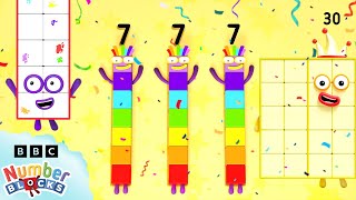 Blockstar Division Time! | Learn to Count | Maths for Kids | @Numberblocks