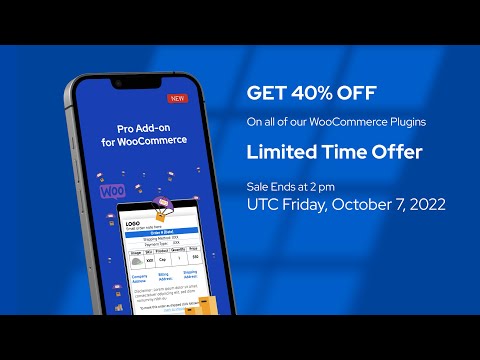 40% Off on OPMC's WooCommerce Plugins