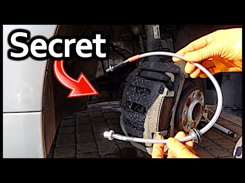 BMW BRAKE HOSE REPLACEMENT *EASY METHOD*