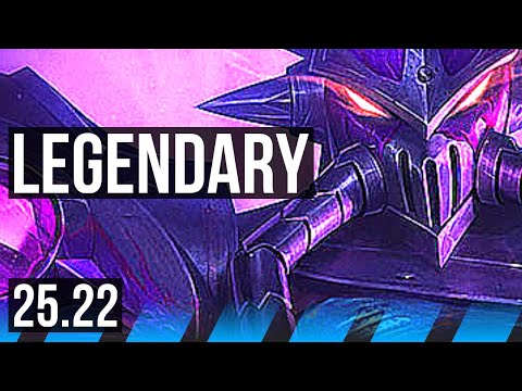 KASSADIN vs VIKTOR (MID) | 9/1/6, Legendary, 500+ games | KR Master | 25.22