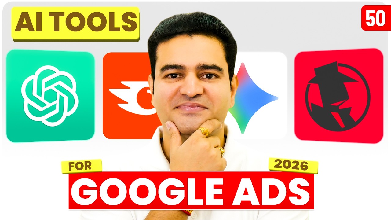 Best AI Tools For Google Ads 2026 | Google Ads Course with AI by Marketing Fundas | #googleads2026