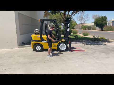 YALE GLP060VX 6,000lb LP (Propane) #357G - Forklift for Sale