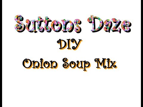 DIY Onion Soup Mix