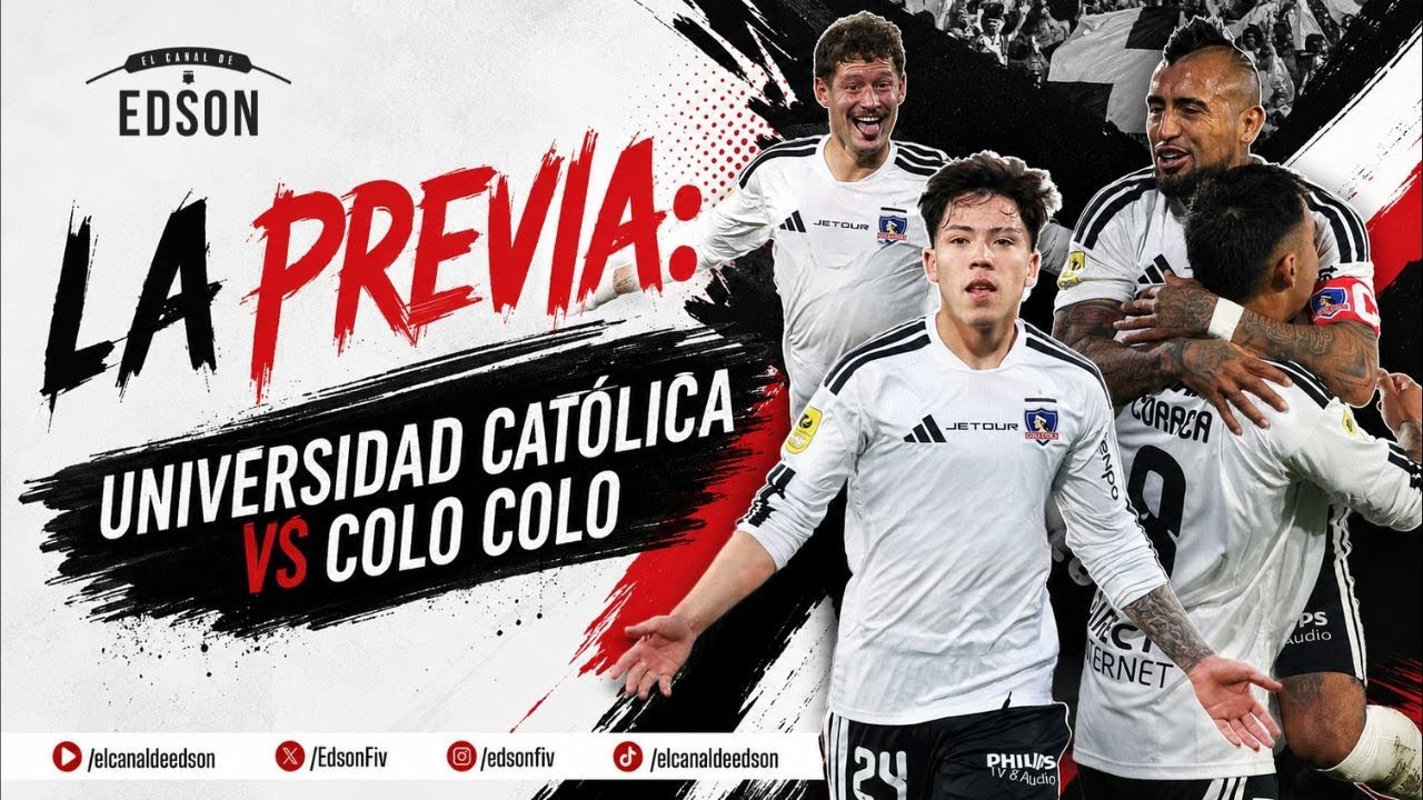 ⚪⚫ LIGA DE PRIMERA | LA PREVIA: UNIVERSIDAD CATÓLICA VS COLO COLO EN VIVO ⚫⚪