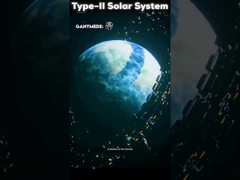 Now vs. Type II Civilization's Solar System