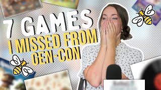 7 Games I MISSED from Gen-Con!!!!