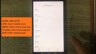 MetroPCS APN Settings 2020 | How to ADD 4G LTE APN on Metro by T-Mobile