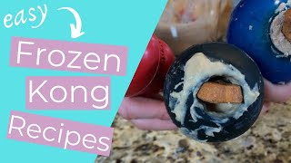 Best Frozen Kong Recipes for Dogs (Easy to Advanced Kong Stuffing Techniques) //THE KIND CANINE