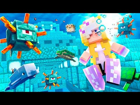 ZNALAZŁAM PODWODNĄ BAZE 🤩 | Minecraft Wyspa #4