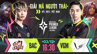 KTN vs BRO I VGM vs BAC - APL 2022: VIETNAM - VÒNG TỨ KẾT NGÀY 03/12 KTN vs BRO I VGM vs BAC - APL 2022: VIETNAM - VÒNG TỨ KẾT NGÀY 03/12