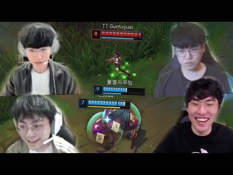 T1 Gumayusi Outplays EVERYONE - Random Stream Highlights (Translated)