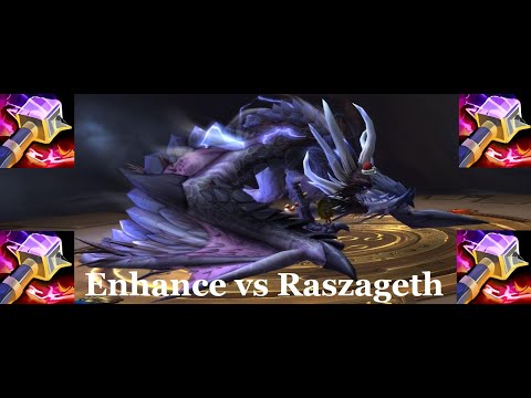 Pescorus vs Raszageth Mythic - Hall of Fame Enhancement Shaman pov