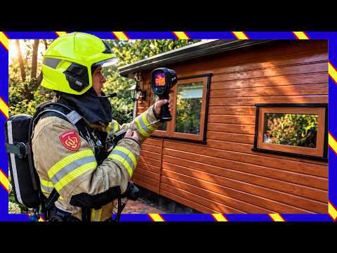 🔥 Ze wilden net uit eten… maar in het houten chalet brandde het al 😱🚒