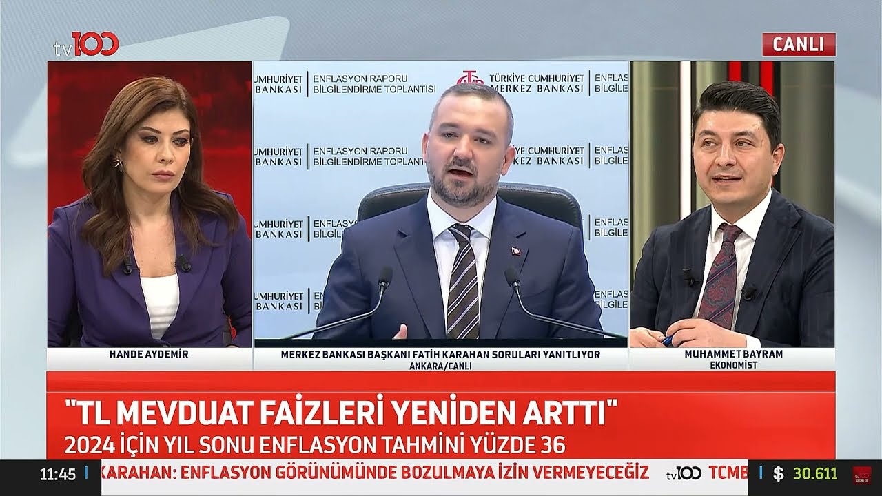 Yıl Sonu Enflasyon Tahmini Belli Oldu! Merkez Bankası Başkanı Açıkladı
