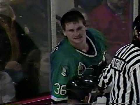 Sharks vs Blackhawks scrum - Nov 1, 1992