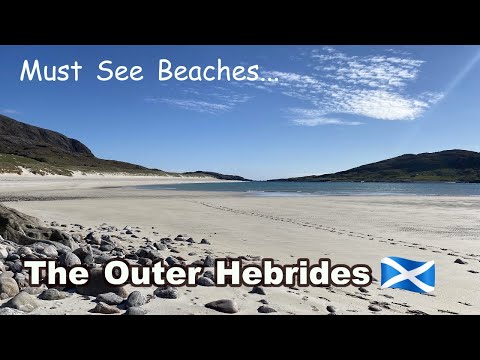 The MUST SEE Beaches on the ISLE OF HARRIS - Exploring the Outer Hebrides by Camper Van - VAN LIFE