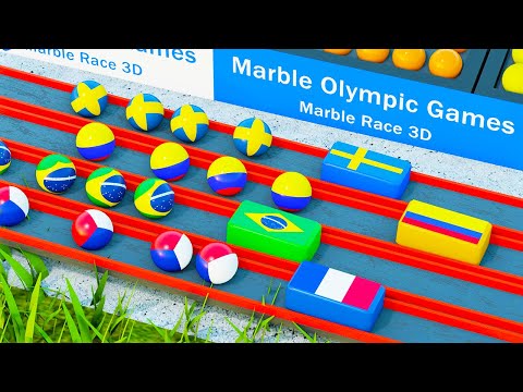 Marble Race Olympic Games - 32 Countries Marble Race Tournament