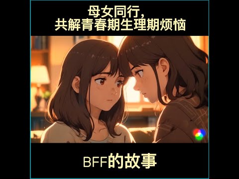 母亲给予女儿的关爱