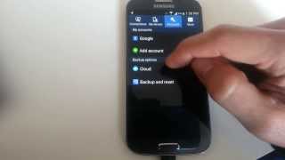Galaxy S4: How to Delete &amp; Add Gmail Account (Google Account)