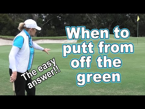 When should you putt from off the green? There is one simple answer.