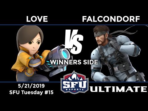 SFU Ultimate #15: WR2 - LoVe (Mii Gunner, Incineroar) vs Falcondorf (Snake)