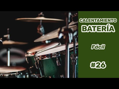 CALENTAMIENTO para BATERÍA – FÁCIL (CLASES DE BATERÍA #26)