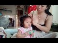 Sáng Sớm Buột Tóc Cho Con Gái Breastfeeding Nguyenquoctrung1988