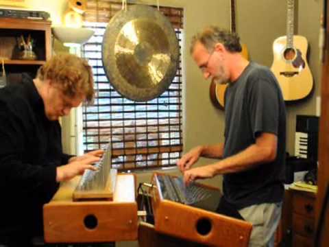 Array mbira and nail violin