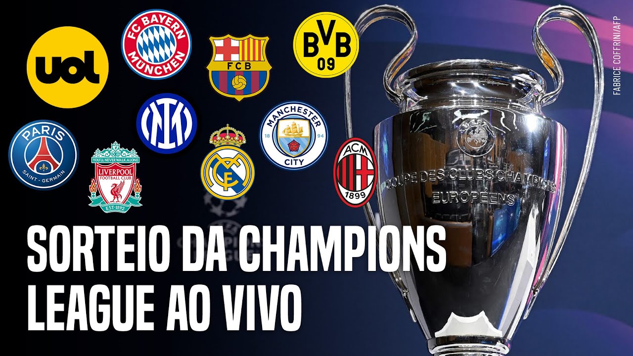 🔴 SORTEIO DA CHAMPIONS AO VIVO: VEJA JOGOS E ENTENDA O NOVO FORMATO