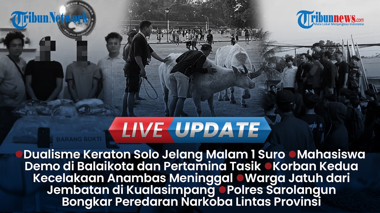 LIVE UPDATE SORE: Polemik Dualisme Keraton Solo Jelang Kirab, Mahasiswa Kembali Gelar Aksi Demo