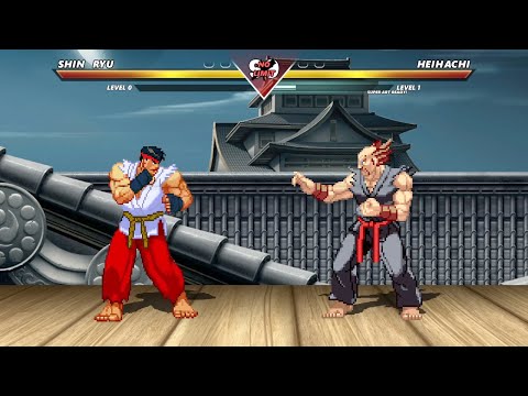 🔥HEIHACHI vs VIOLENT KEN vs SHIN RYU🔥 - ⚡Street Fighter Hardest Level Battle⚡