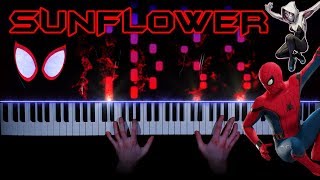 Post Malone, Swae Lee - Sunflower (Spider-Man: Into the Spider-Verse) - piano cover | tutorial