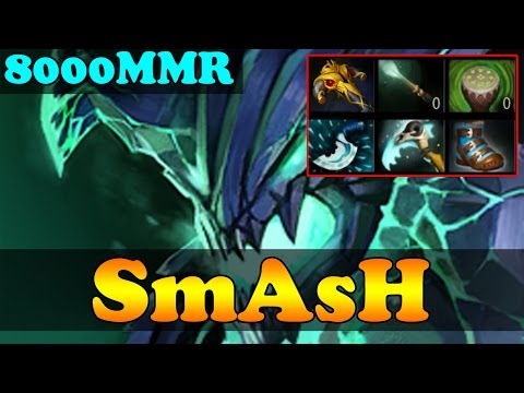 Dota 2 - SmAsH 8000MMR Plays Outworld Devourer Vol 8 - Ranked Match Gameplay