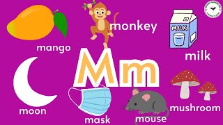 English Letter Mm - ABC Phonics Chant  #kids  #preschool #earlyliteracy #kidsyoutube #fyp #viral