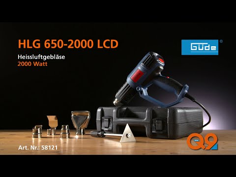 Güde Heissluftgebläse HLG 650 2000 LCD - #58121