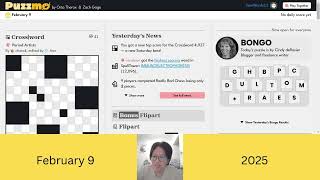 Puzzmo Crossword | 🎨 Period Artists | February 9, 2025