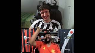 Flamenguista reagindo a Classificação do VASCO! 😂 #vasco #copadobrasil #shorts