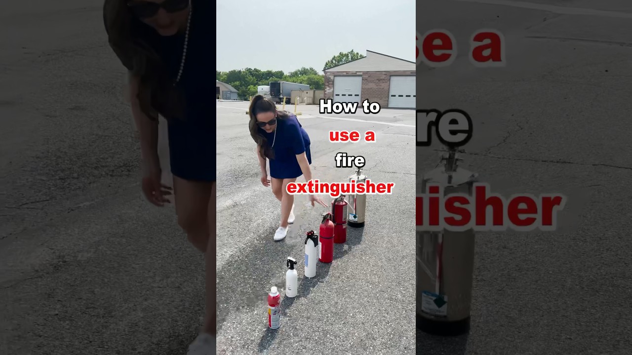 How to use a fire extinguisher