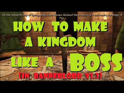 How EARLY can you make your KINGDOM in Bannerlord?  V1.3 Beta testing(in our Battanian Campaign)