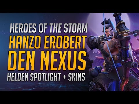 Hanzo erobert den Nexus! | Hanzo Spotlight + Skins + Gameplay ★ Heroes of the Storm Deutsch