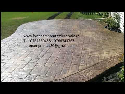 Beton Amprentat Broșteni -Vâlcea Tel.0761350488 -0766543767