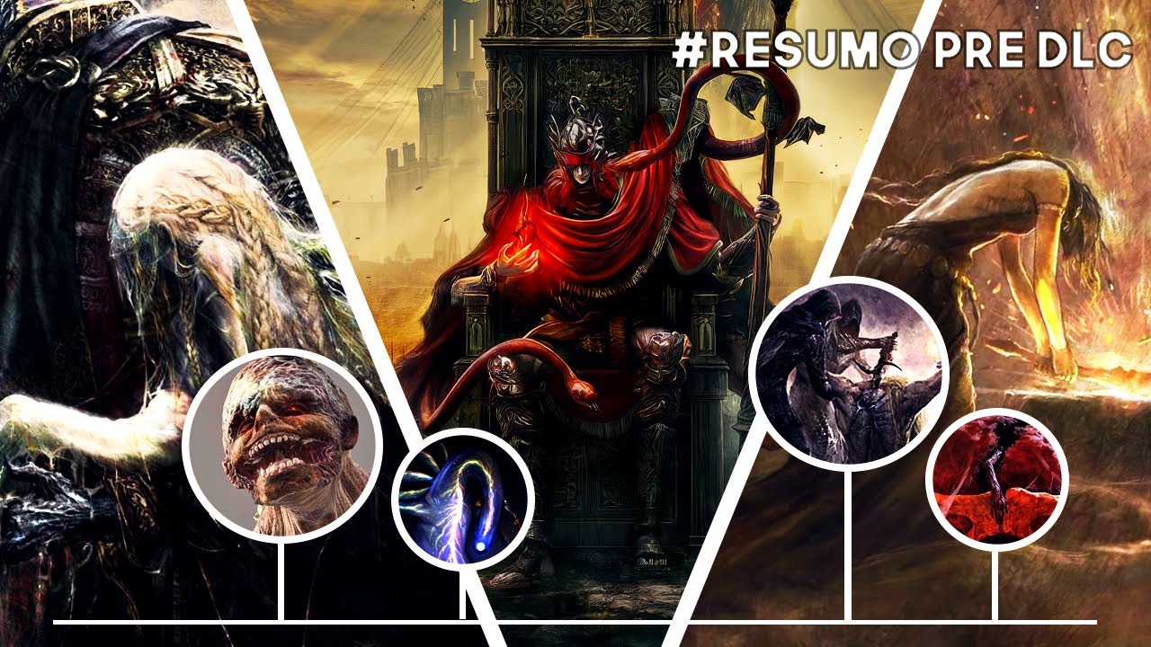 A CURTA Historia NÃO contada de Elden Ring (para DLC) RESUMO DO JOGO BASE #semspoilers