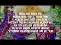 Nicki Minaj Higher Than A Kite Lyrics Video Solo Version